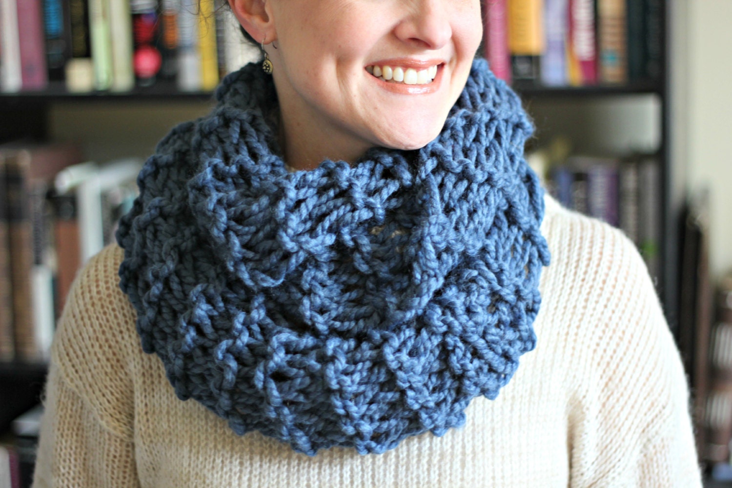 Cowl on Me - Navy Simple Infinity Cowl