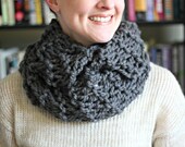Cowl on Me - Charcoal Gray Simple Infinity Cowl