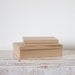 6 - Kraft Boxes w/ Cotton - 6" x 5" x 1"