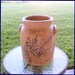 Whites Utica New York 2 Gallon Stoneware Crock with Flower C 1800s