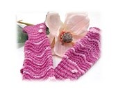 Fingerless Gloves WISTERIA Pastel Pink Magenta Supportive Stretch Cotton texting mitts comfortable massaging gloves snug fit