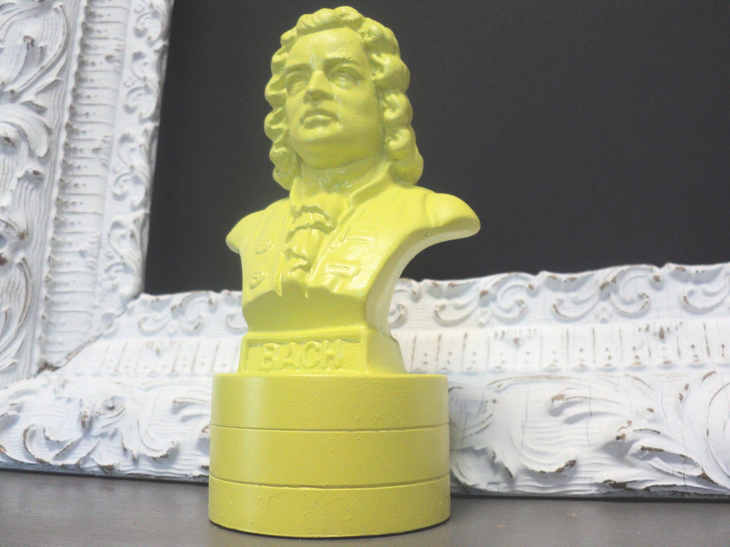 Chartruese Bach Bust Figurine Statue Pop Art