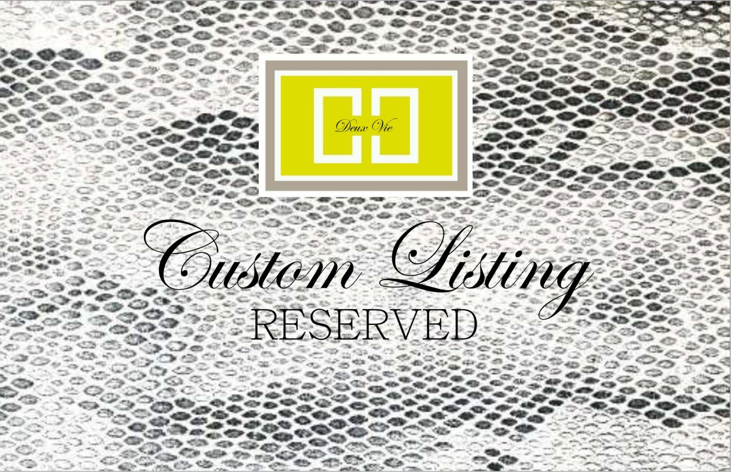 Custom order for cindi bryant