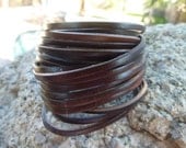 Double Wrap Leather Bracelet
