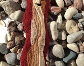 Bacon Action Figure Felt Bookmark X - Great gift  for afficionados of cuteness and bacony goodness