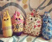 Awkward Bunny: Adorable, Easter, Hand-stitched, Snaggle Tooth Rabbit, Great for Easter Basket, Squishable & Squeezable 