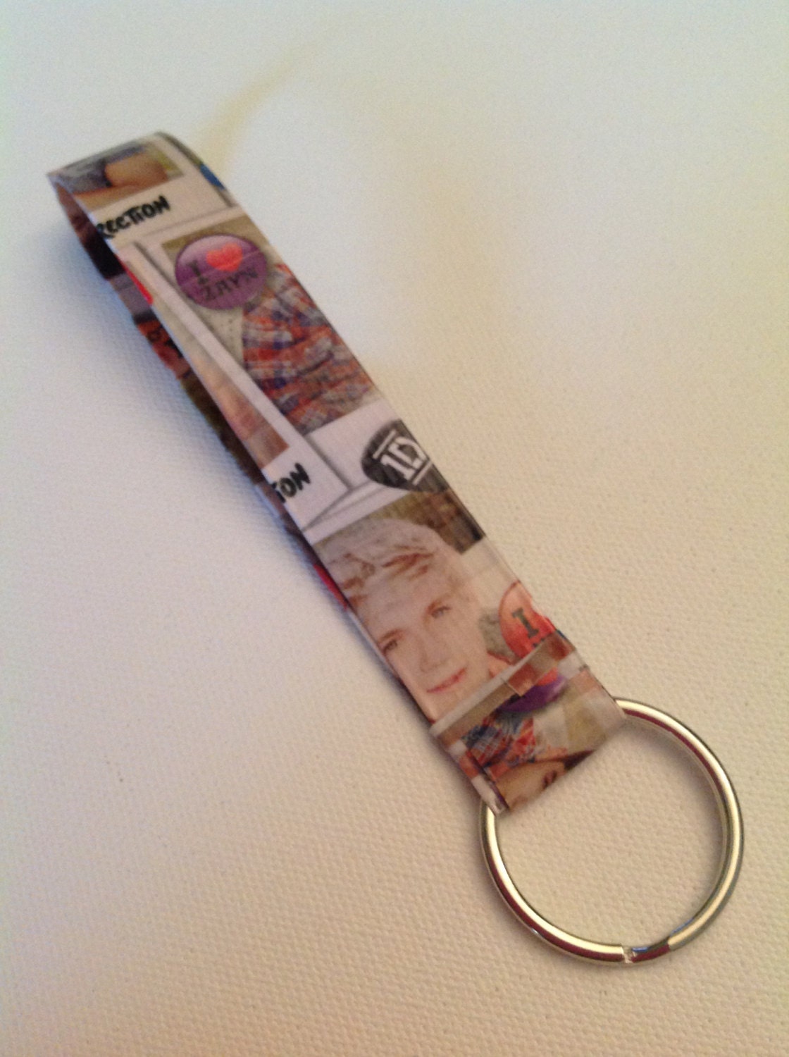 Items similar to Duct Tape Keychain One Direction on Etsy