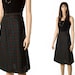 Vintage plaid tartan A line midi skirt size x-small