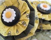 Busy Bee Ponytail Holders