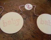 Garland - Baby Shower - Nursery Decoration - Girl - - 3 feet