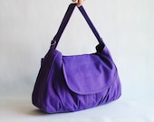 Mother's Day SALE up to 20% -Fortuner in Purple (Water Resistant) Laptop / School / Shoulder / Messenger / tote / Diaper bag / Handbag