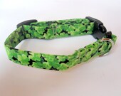 St. Patrick's Day Shamrock Dog Collar size Extra Small