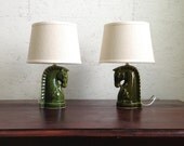 Vintage Seahorse Lamps
