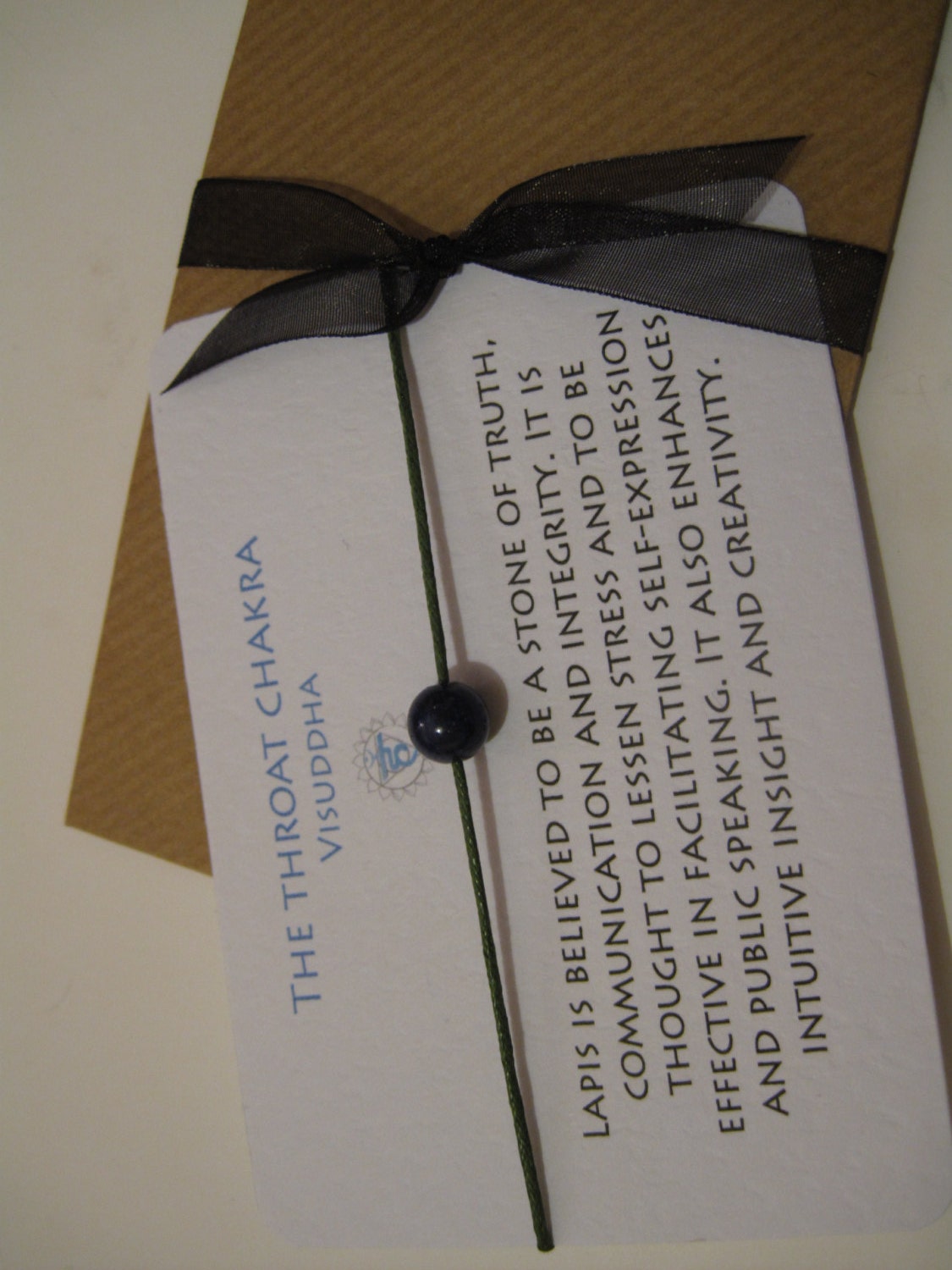 The Throat Chakra Lapis String Bracelet