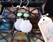 Seashells of the Ocean Science Geek Girl Earrings