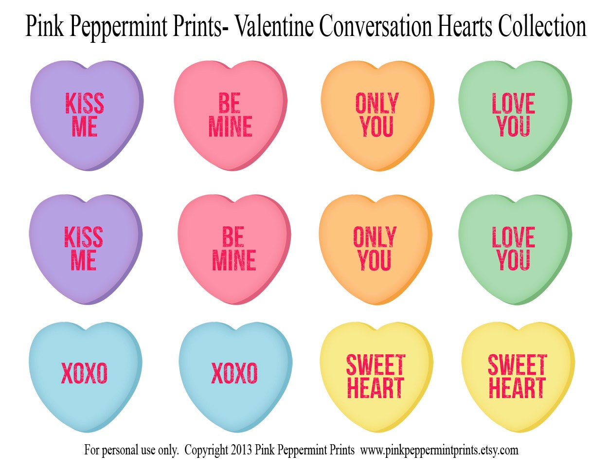 Modest image intended for printable conversation hearts Trust image with regard to printable conversation hearts