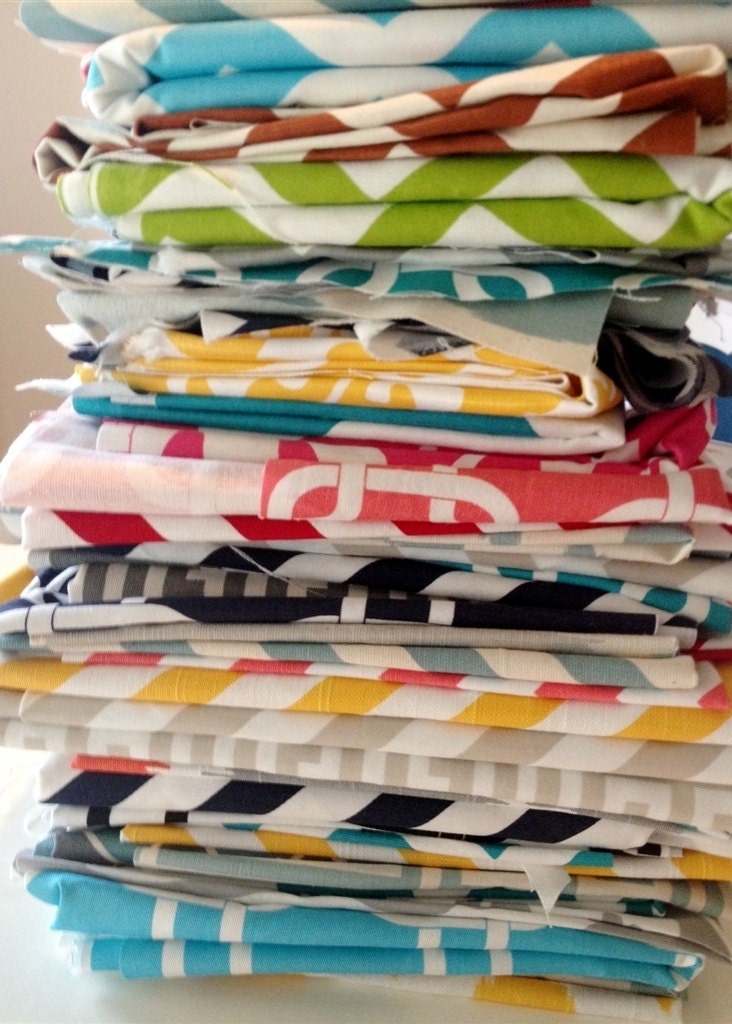 BLOWOUT SALE Extra Large Fabric Scraps Assortment. Premier Prints Remnants. Home Decor Fabric Mix. Large Pieces.