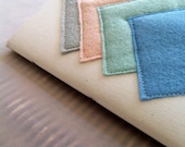 A6 Notebook hand bound with stitched felt motif / Diamond Notebook 06