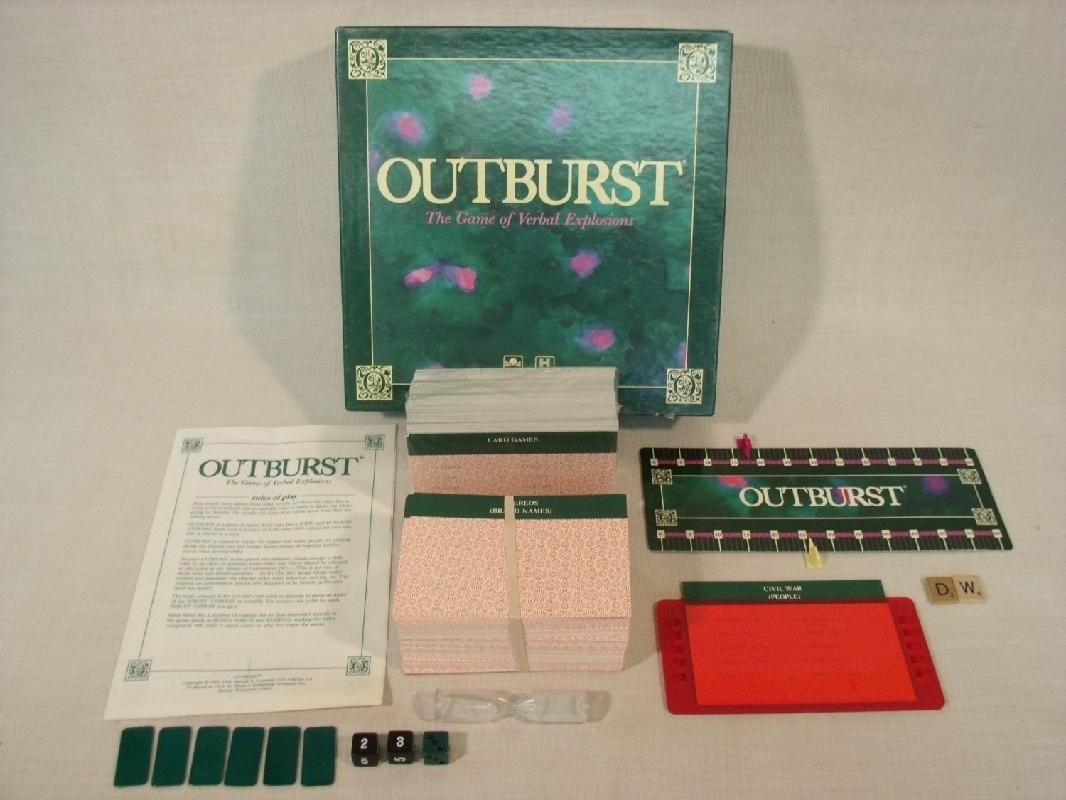 Outburst Board Game First Edition Complete by boardgamerecycler