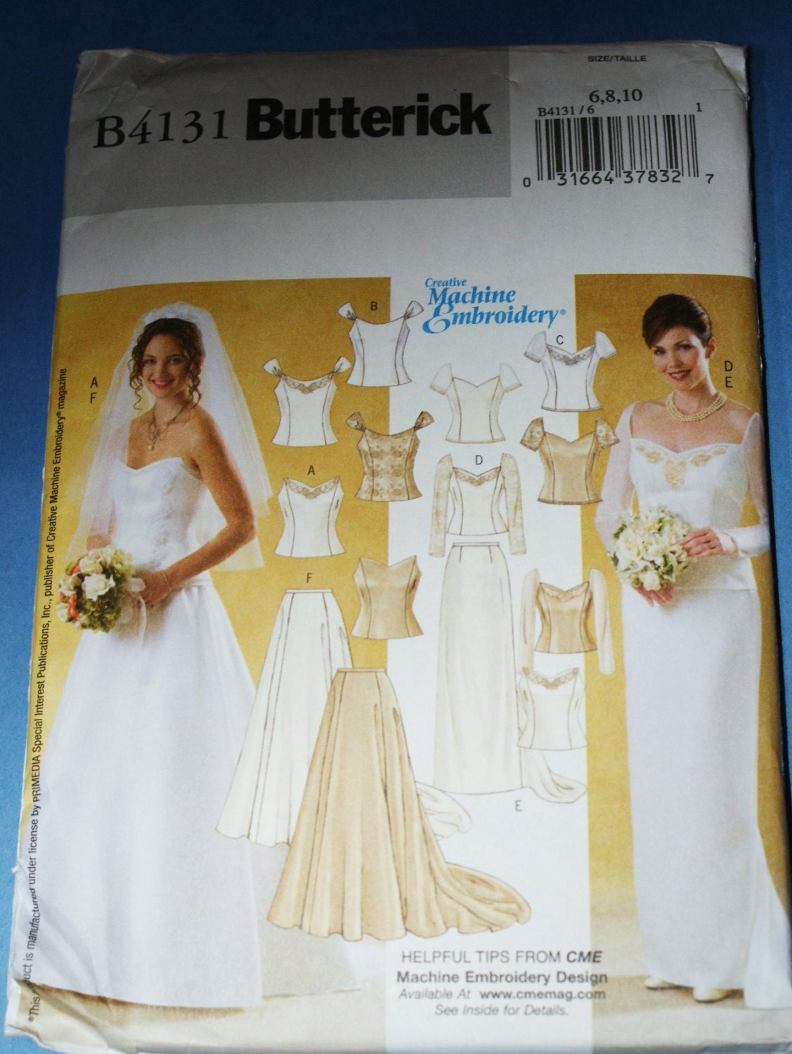 butterick wedding patterns