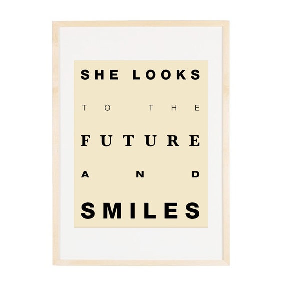 She Looks to the Future 8x10 - Art Print
