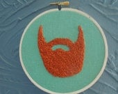 Beard Embroidery (Wall Decor)
