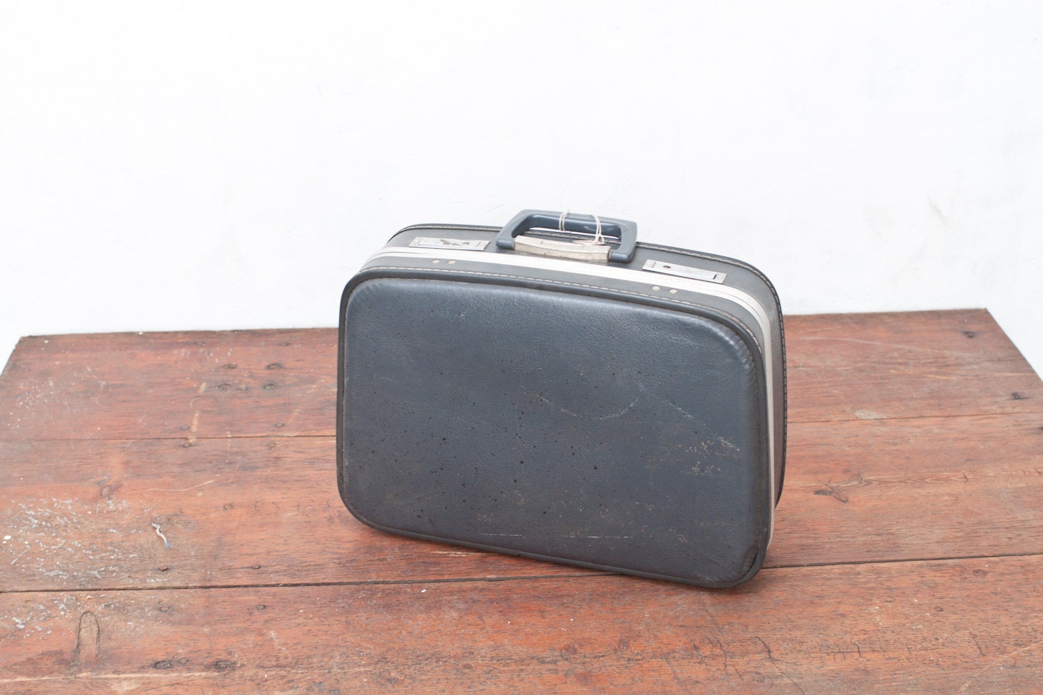 Small Chicago Suitcase Navy Blue Travel