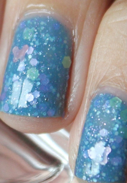 Glitter polish - Sky Dancers (periwinkle)