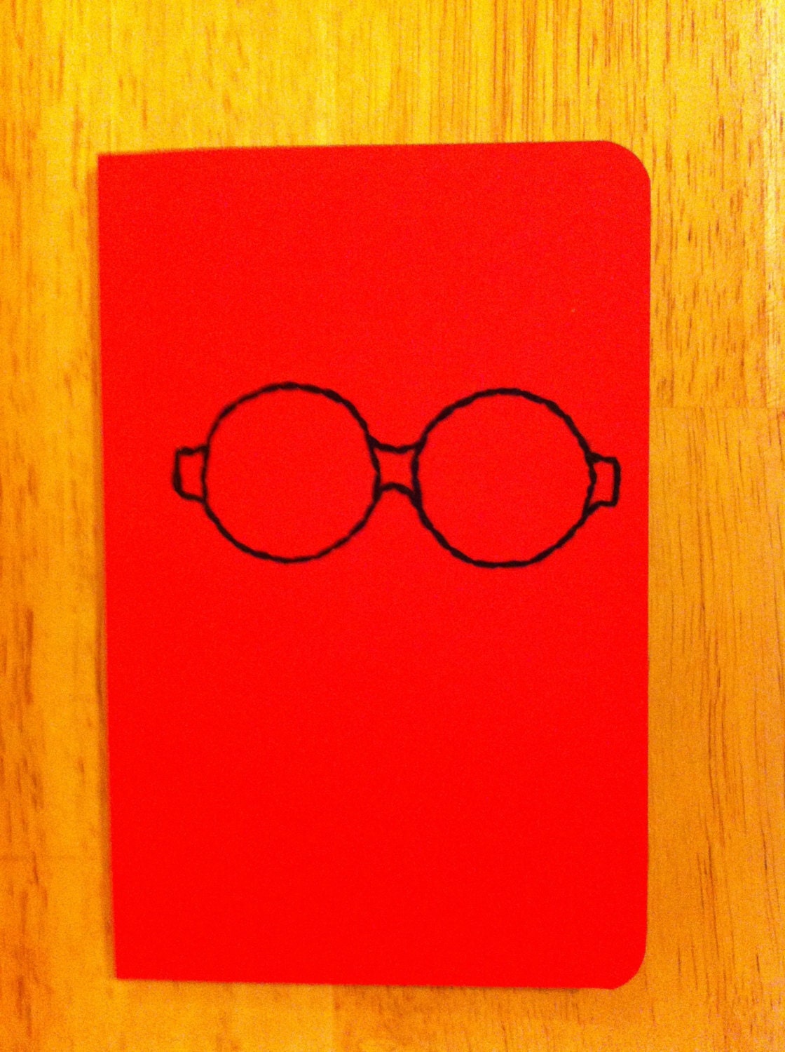 Round Glasses Watermelon Notebook