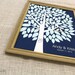 Unique Wedding Guest Book - The Wishwik Tree - A Peachwik Interactive Art Print - 100 guest sign in