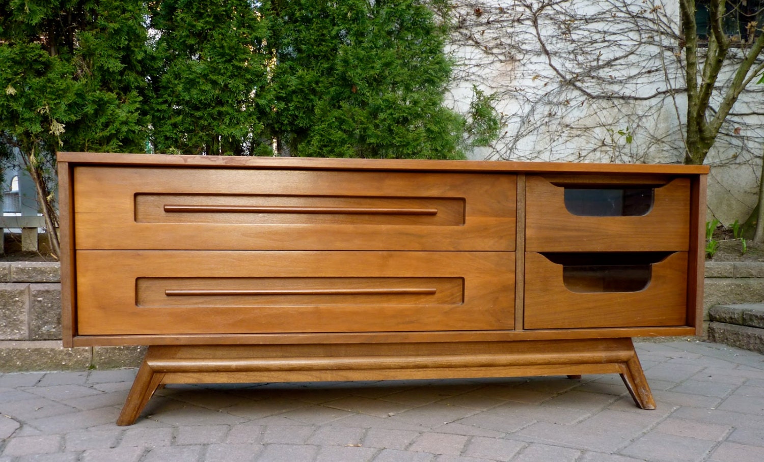mid century Modern CREDENZA media stand dresser