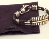 Lagos, Caviar 18kt Silver Cross Bracelet