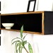 Modern Wall Shelf Home Decor Office Decor Book Case Black Zebra Yellow Brown Stripes Modular Book  Floating Shelf