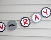 Little Mans Mustache Baby Shower Banner, Mustache Party, Birthday