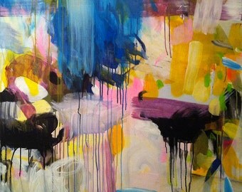 Eclectic starlight - Fine Art Giclée Print from original acrylic abstract painting