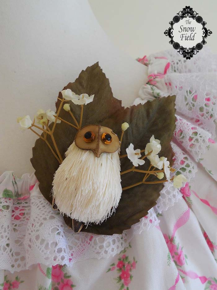 Mori girl flower hair clip / broach 3