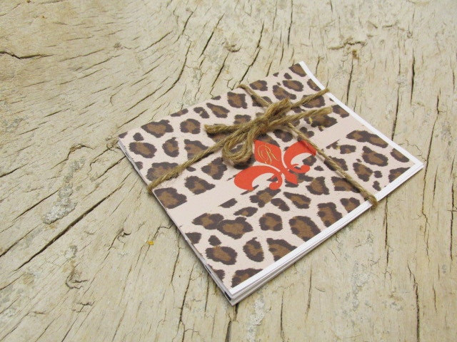 Monogram Personalized  Stationary- Stationary Gift  for Kids or Adults - Personalized Note Cards - Set of 10 With Envelopes