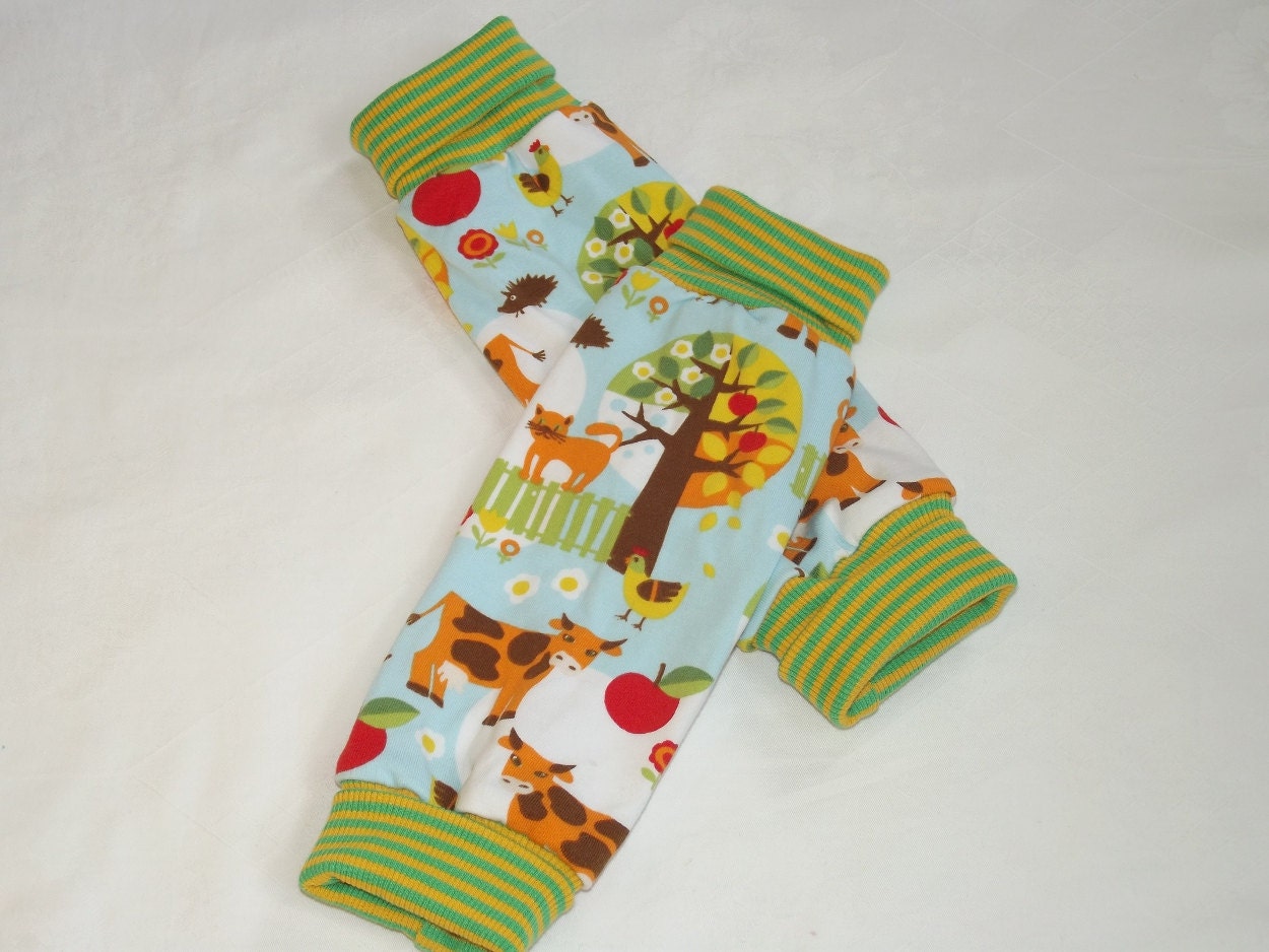 Farm and Appletree little  warm lining Knit Legwarmers for Babies and Kids Sz 3Mth to 3Years