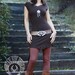 Weave Me Wings Pixie Dress in Black or brown