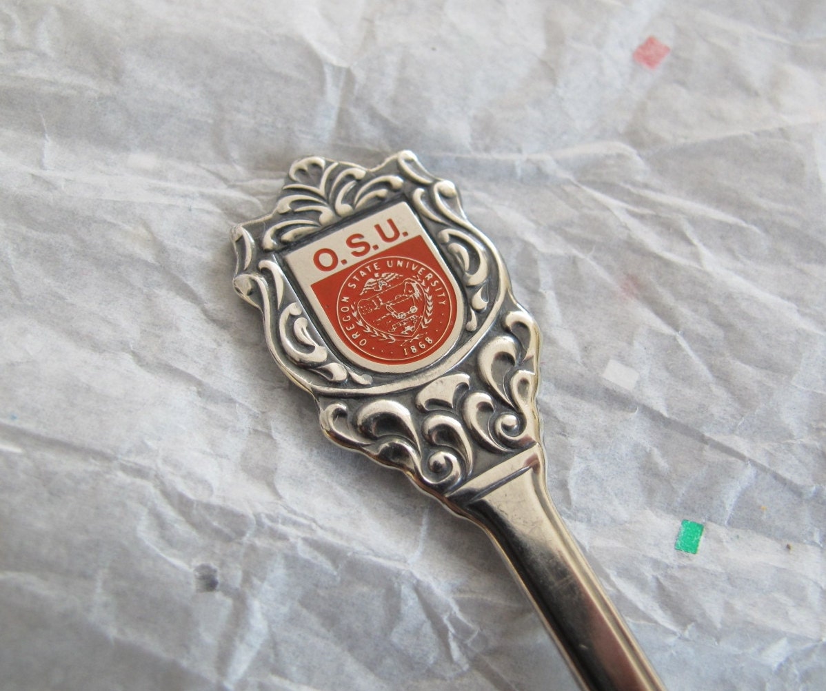 Oregon State University Souvenir Spoon OSU Collectible Spoon