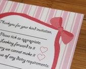 DIY Printable Bow" Wedding or Special Event Invitation Set