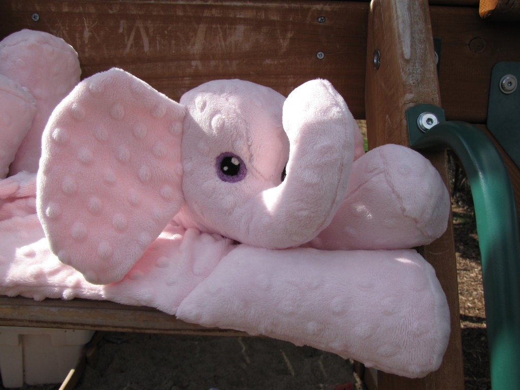 Elephant STUFFED ANIMAL Sewing Pattern by WarmFuzziesByGen