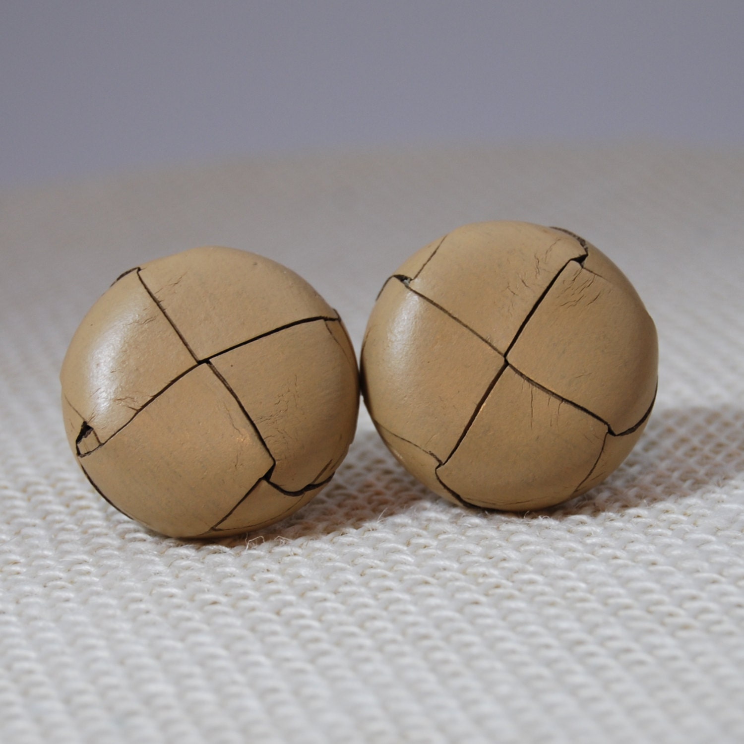 Hipster Leather Cufflinks