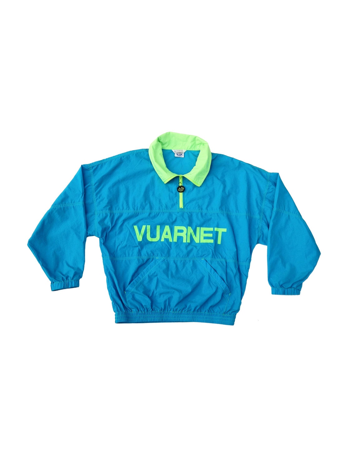 Stellar 90s Neon Vuarnet France Windbreaker - L