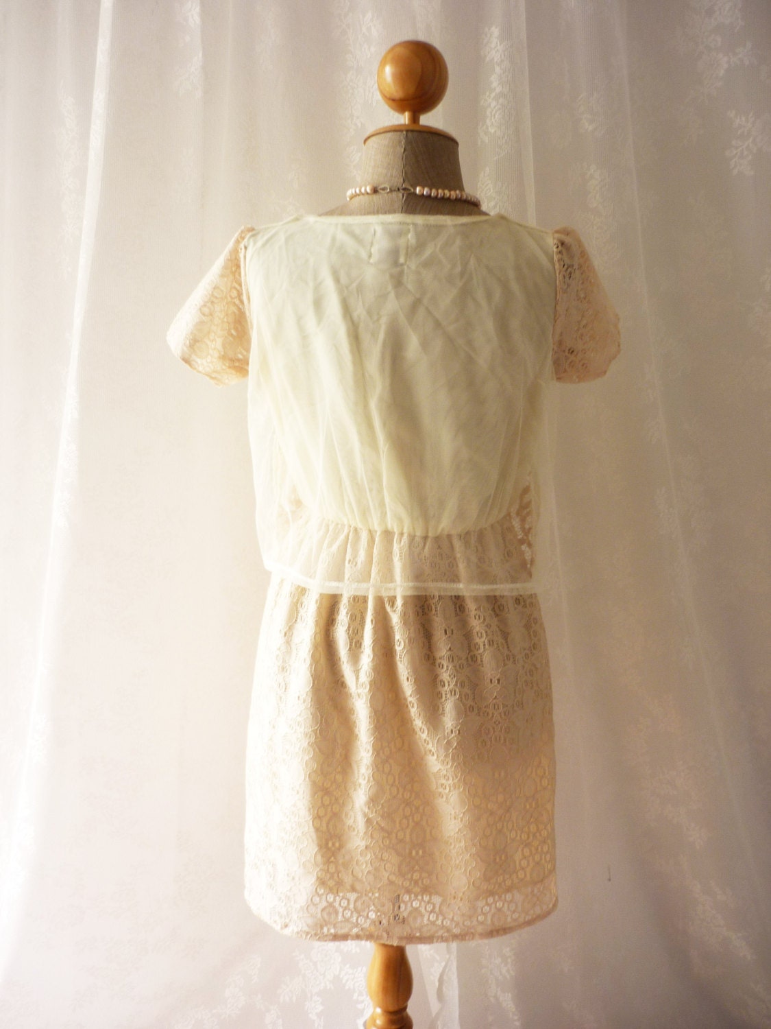 Vintage Inspired Marie Lace Dress S-M CLEARANCE SALE / Free Ship