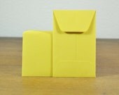 25 CURRY yellow gift card envelopes - coin envelope, business card envelope, DIY weddings