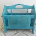 Beach House Rustic Aqua Turquoise Teal Blue Magazine Rack Shabby Chic Upcycled Wood Organizer Wooden Cottage Coastal Island Home Decor
