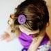 Girls Personalized Hair Clip, Girls Initial Hair Clip, Girls Felt Hair Clip, Girls Hair Accessory, Toddler Monogram Hair clips, Purple