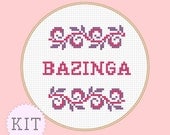 KIT Cross Stitch Bazinga