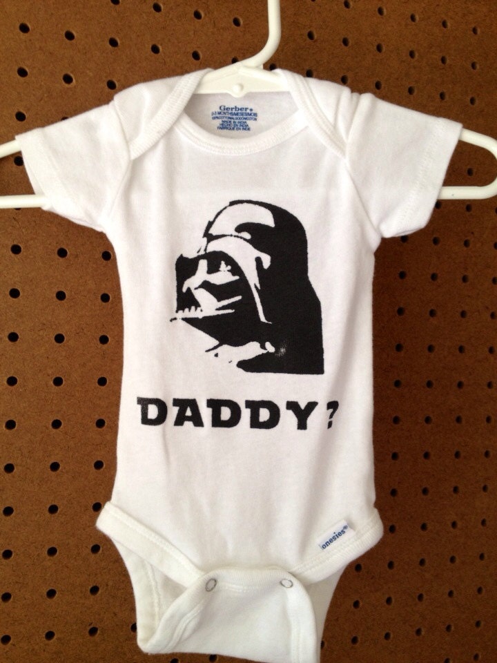 Darth Vader Onesie Infant Bodysuit - Ready to Ship - Multiple Sizes Available